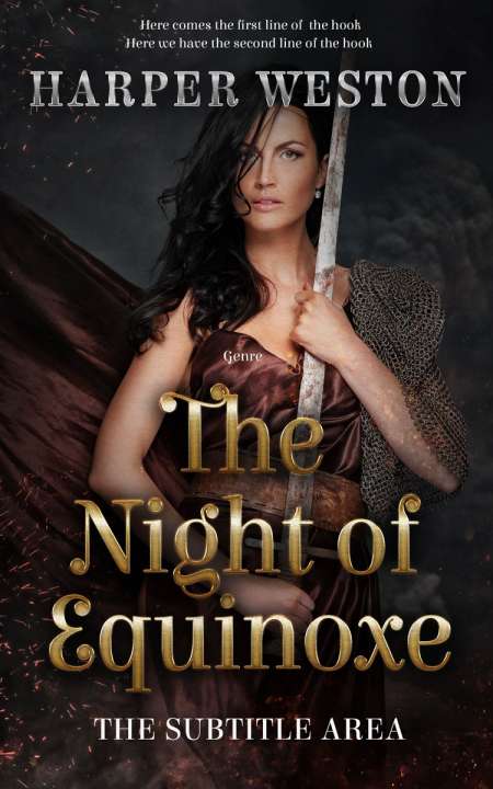 Pre Made Book Cover Cocoa Brown