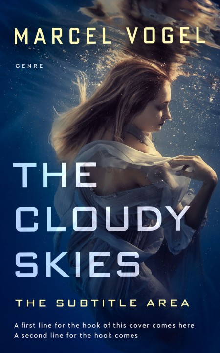 Pre Made Book Cover Cloud Burst