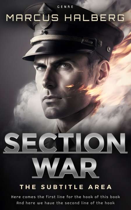 Pre Made Book Cover Soft Amber