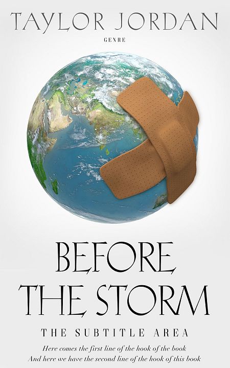 Pre Made Book Cover Desert Storm