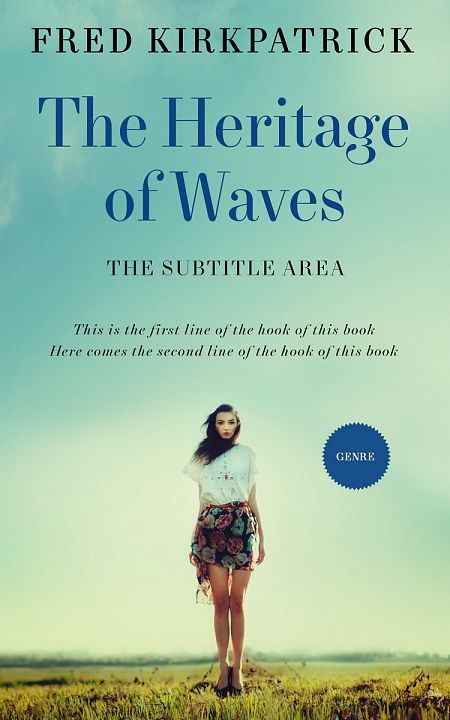 Pre Made Book Cover Surf