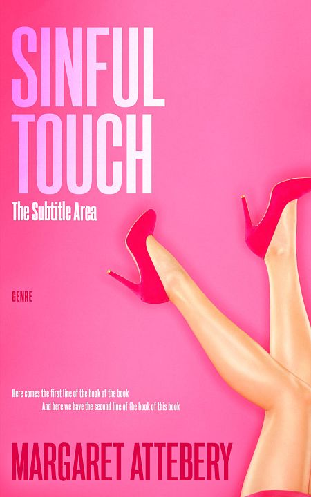 Pre Made Book Cover Tickle Me Pink